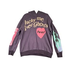 Kanye West Kid Cudi Kids See Ghosts Hoodie Lucky Me I See Ghosts CPFM Large